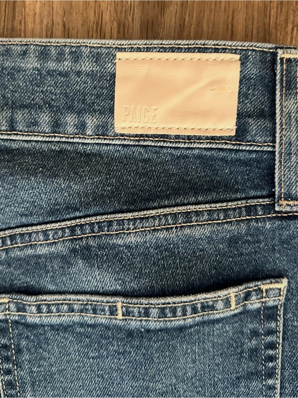 PAIGE SASHA High-Rise Wide-Leg Jeans in Medium Blue Wash - Picture 7 of 8